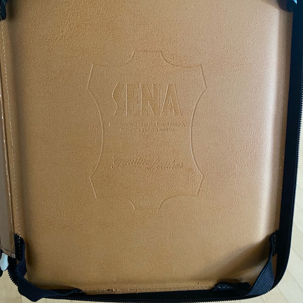 Padfolio Leather Zip Around Organizer - Picture 3 of 10